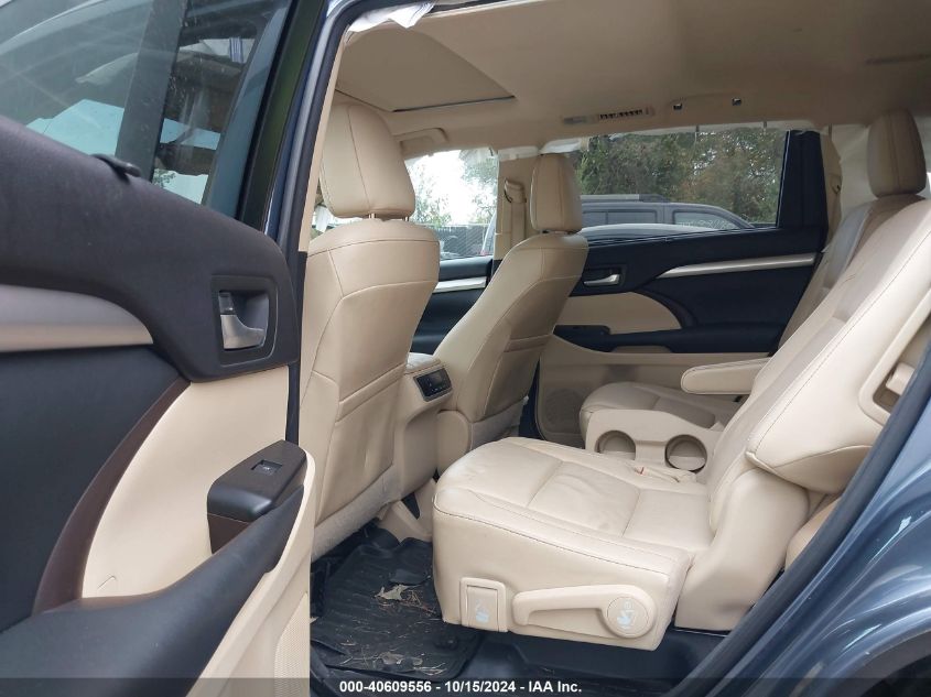 2015 Toyota Highlander Xle V6 VIN: 5TDJKRFH6FS087246 Lot: 40609556