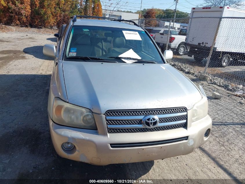 2007 Toyota Highlander V6 VIN: JTEEP21A470201698 Lot: 40609560