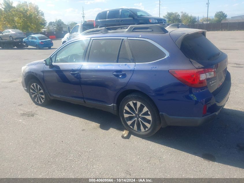 2017 Subaru Outback 2.5I Limited VIN: 4S4BSANC3H3253024 Lot: 40609566