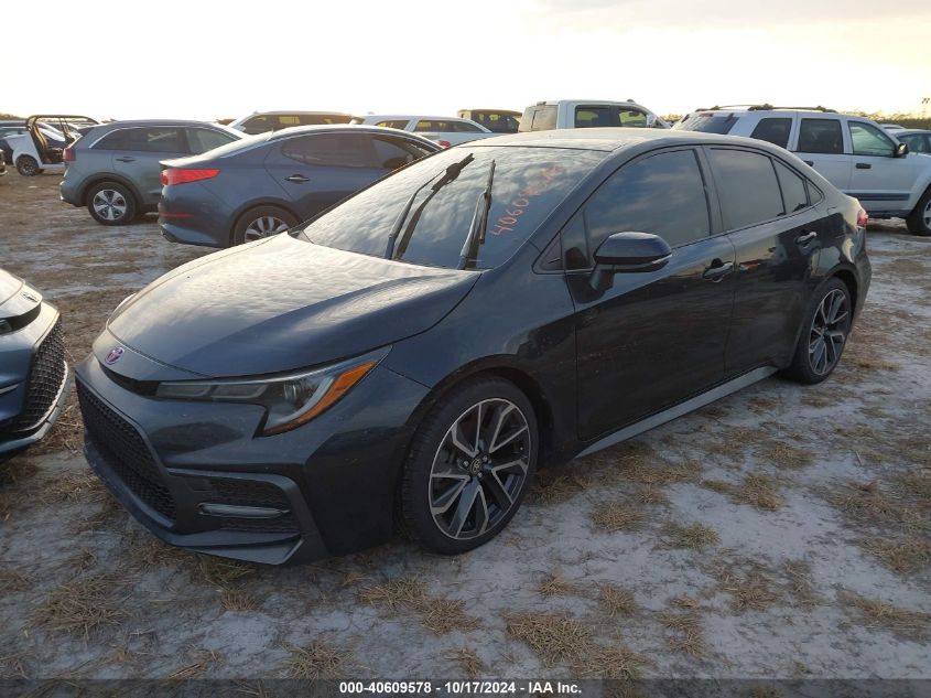 2020 Toyota Corolla Se/Night Shade VIN: JTDS4RCE3LJ020492 Lot: 40609578