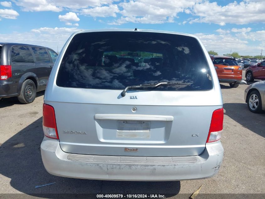 2002 Kia Sedona Ex/Lx VIN: KNDUP131726099438 Lot: 40609579