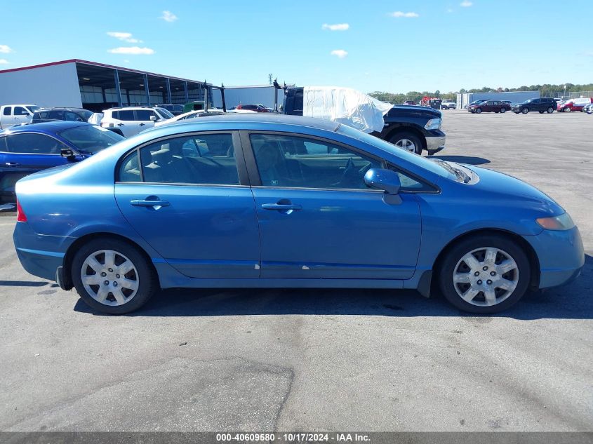 2008 Honda Civic Lx VIN: 1HGFA16578L080506 Lot: 40609580