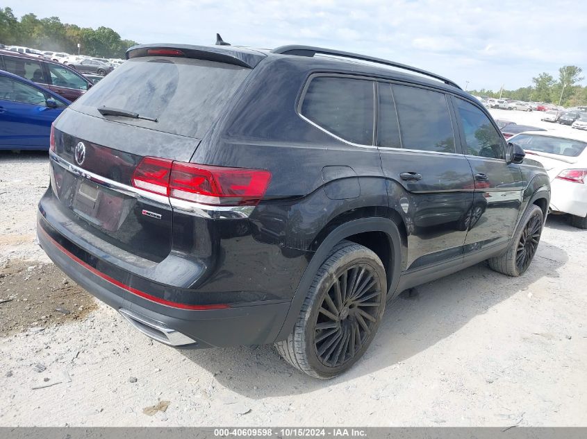 2021 Volkswagen Atlas 2.0T Se VIN: 1V2LP2CA1MC592178 Lot: 40609598