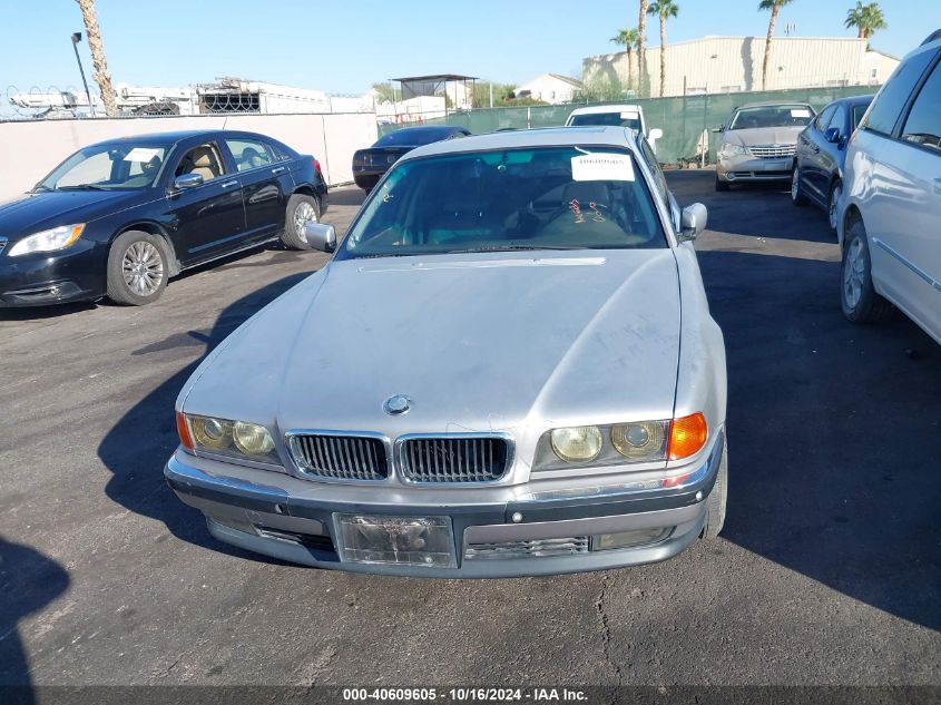 1997 BMW 740Il VIN: WBAGJ8329VDM03706 Lot: 40609605