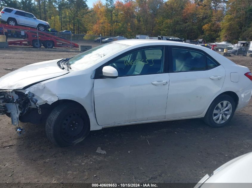 2015 Toyota Corolla Le VIN: 2T1BURHEXFC474540 Lot: 40609653