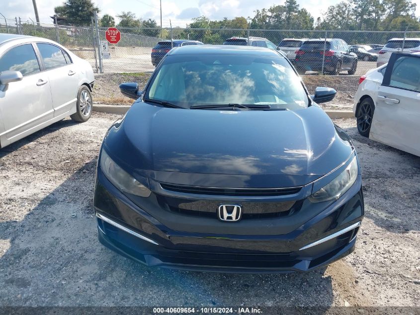 2019 Honda Civic Lx VIN: 19XFC2E60KE003291 Lot: 40609654