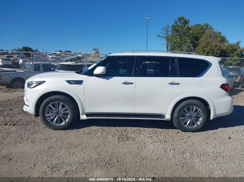 2021 Infiniti Qx80 Luxe VIN: JN8AZ2AFXM9717665 Lot: 40609670