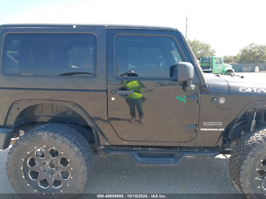 2013 Jeep Wrangler Sport VIN: 1C4AJWAG1DL701845 Lot: 40609689