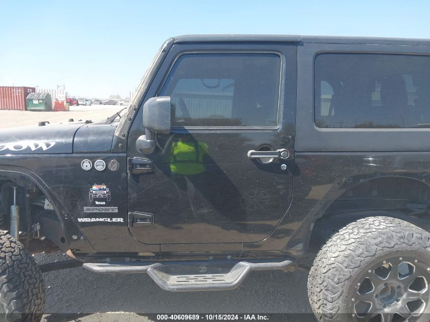 2013 Jeep Wrangler Sport VIN: 1C4AJWAG1DL701845 Lot: 40609689