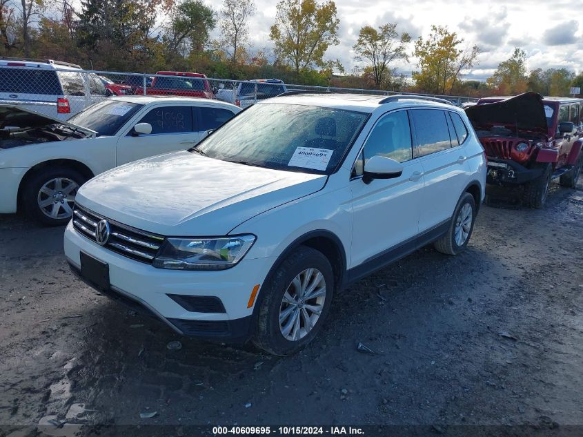 2018 Volkswagen Tiguan 2.0T Se/2.0T Sel VIN: 3VV3B7AX8JM047076 Lot: 40609695