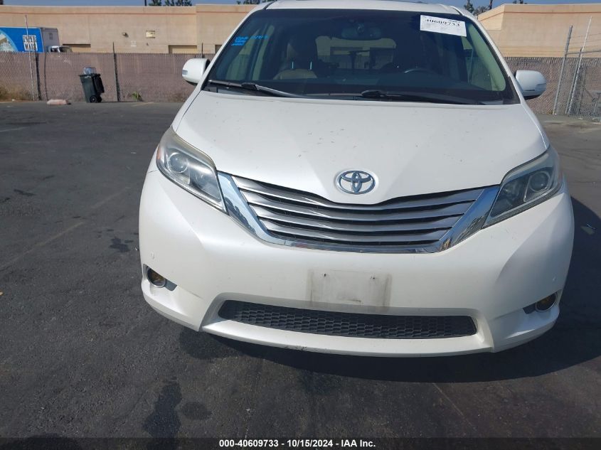 2015 Toyota Sienna Limited Premium 7 Passenger VIN: 5TDDK3DC1FS112362 Lot: 40609733