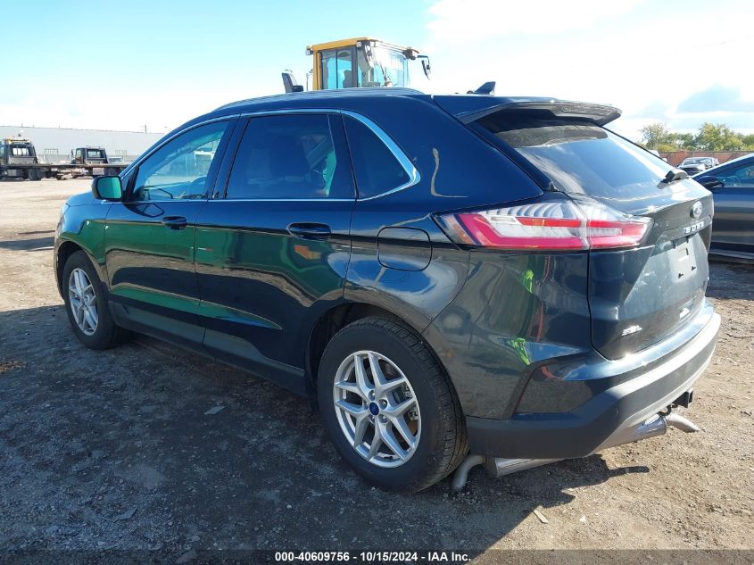 2022 Ford Edge Sel VIN: 2FMPK4J91NBB10201 Lot: 40609756