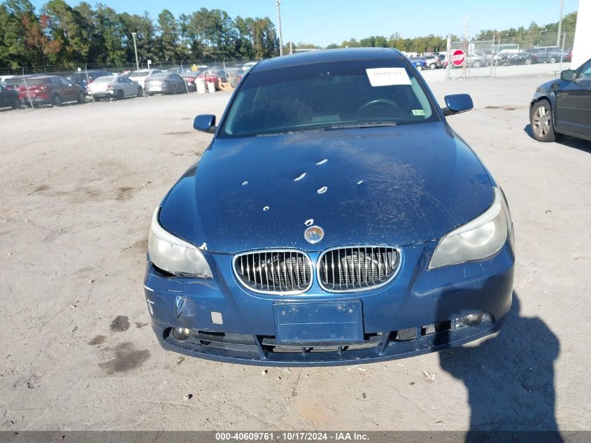 2007 BMW 525I VIN: WBANE53567CK92397 Lot: 40609761