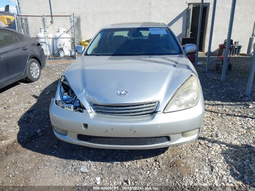 2002 Lexus Es 300 VIN: JTHBF30G125036645 Lot: 40609791