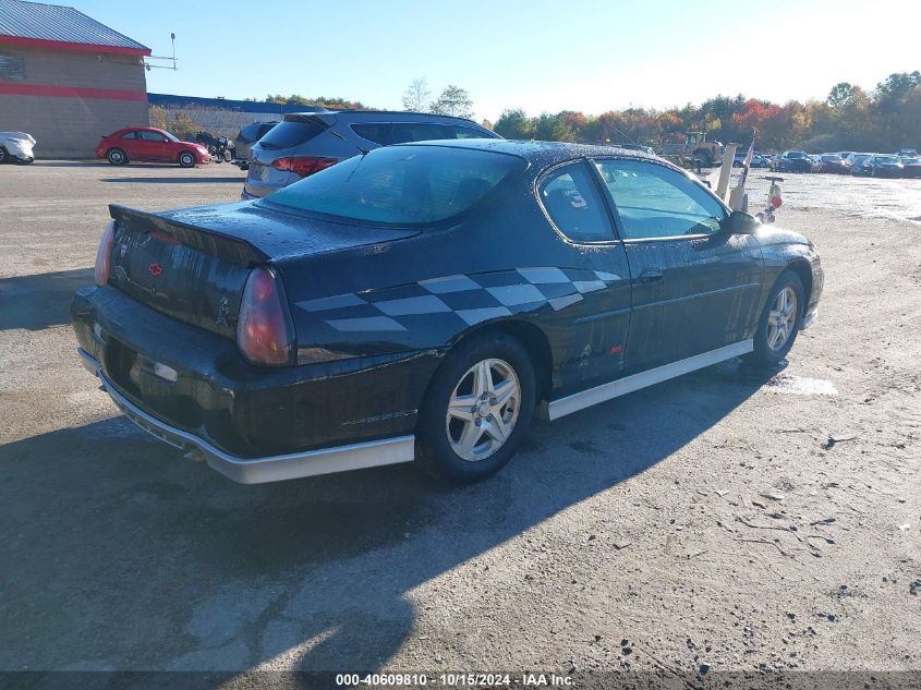 2001 Chevrolet Monte Carlo Ss VIN: 2G1WX15K019323101 Lot: 40609810