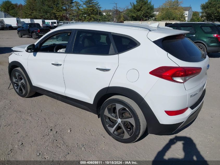 2016 Hyundai Tucson Limited VIN: KM8J33A24GU098591 Lot: 40609811