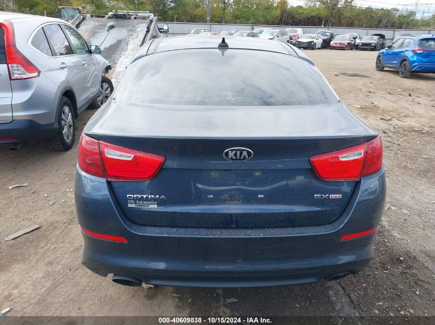 2015 Kia Optima Ex VIN: 5XXGN4A79FG445203 Lot: 40609838