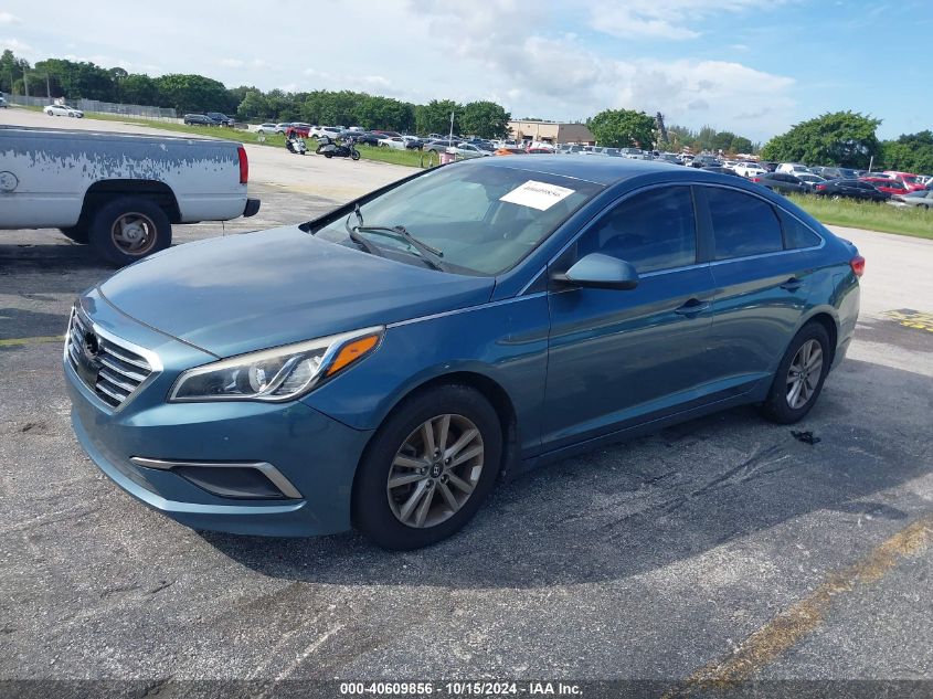 2016 Hyundai Sonata Se VIN: 5NPE24AF9GH400615 Lot: 40609856