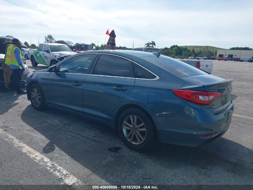 2016 Hyundai Sonata Se VIN: 5NPE24AF9GH400615 Lot: 40609856