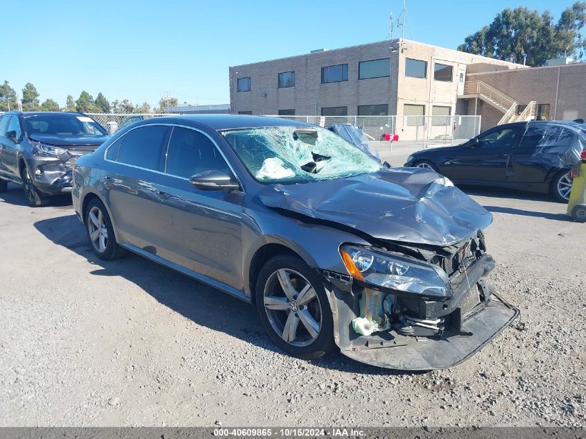 2012 Volkswagen Passat 2.5L Se VIN: 1VWBP7A30CC032470 Lot: 40609865