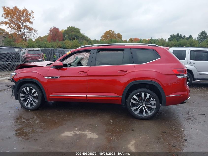 2021 Volkswagen Atlas 3.6L V6 Sel R-Line VIN: 1V2SR2CA2MC549264 Lot: 40609872