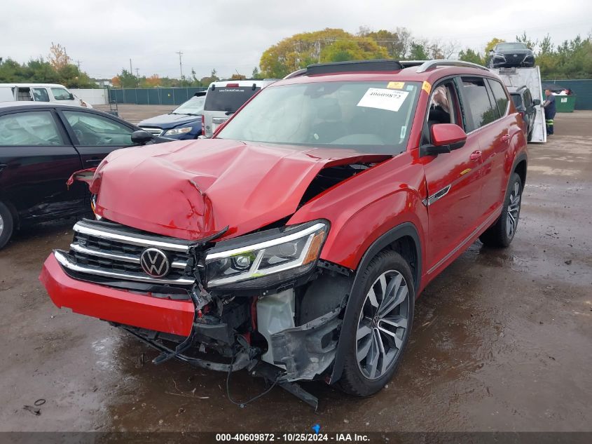 2021 Volkswagen Atlas 3.6L V6 Sel R-Line VIN: 1V2SR2CA2MC549264 Lot: 40609872