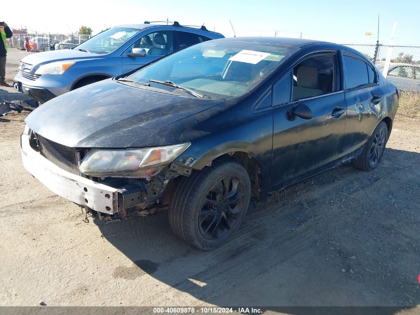 2013 Honda Civic Lx VIN: 19XFB2F56DE210845 Lot: 40609878