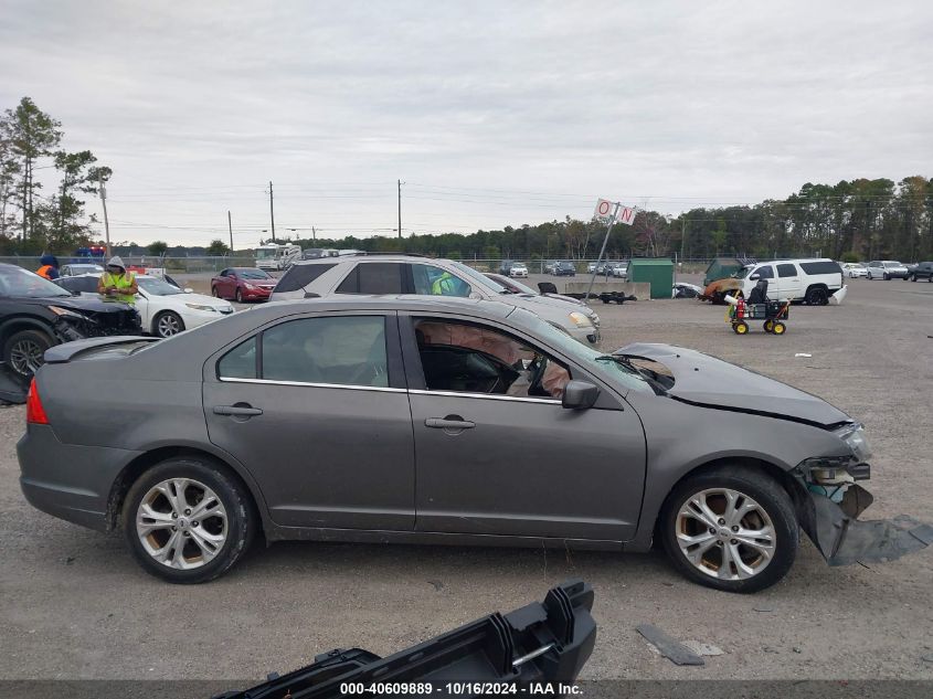 2012 Ford Fusion Se VIN: 3SAHT0HA6CR135151 Lot: 40609889