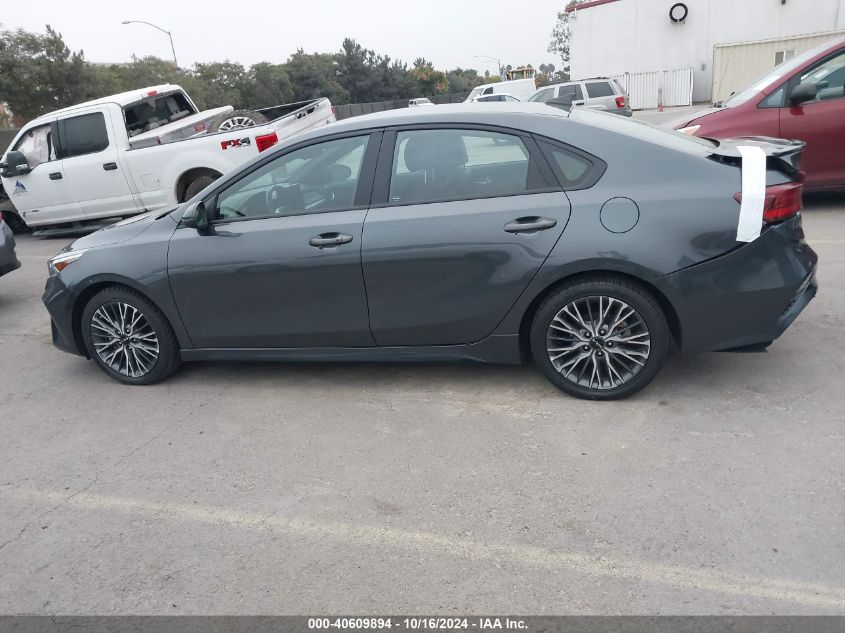 2022 Kia Forte Gt-Line VIN: 3KPF54AD3NE457632 Lot: 40609894