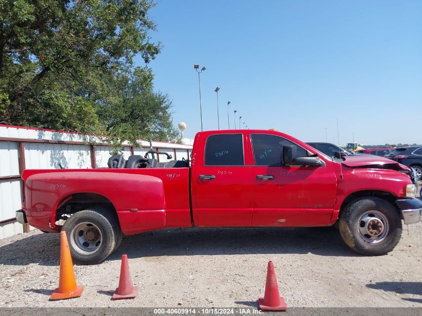 2003 Dodge Ram 3500 Slt/Laramie/St VIN: 3D7MA48C53G859224 Lot: 40609914