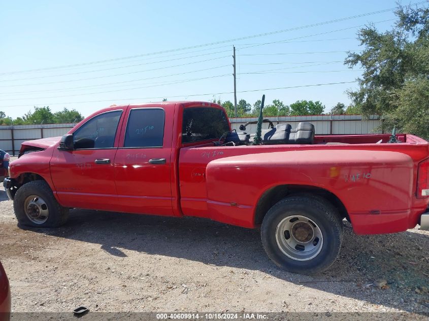 2003 Dodge Ram 3500 Slt/Laramie/St VIN: 3D7MA48C53G859224 Lot: 40609914