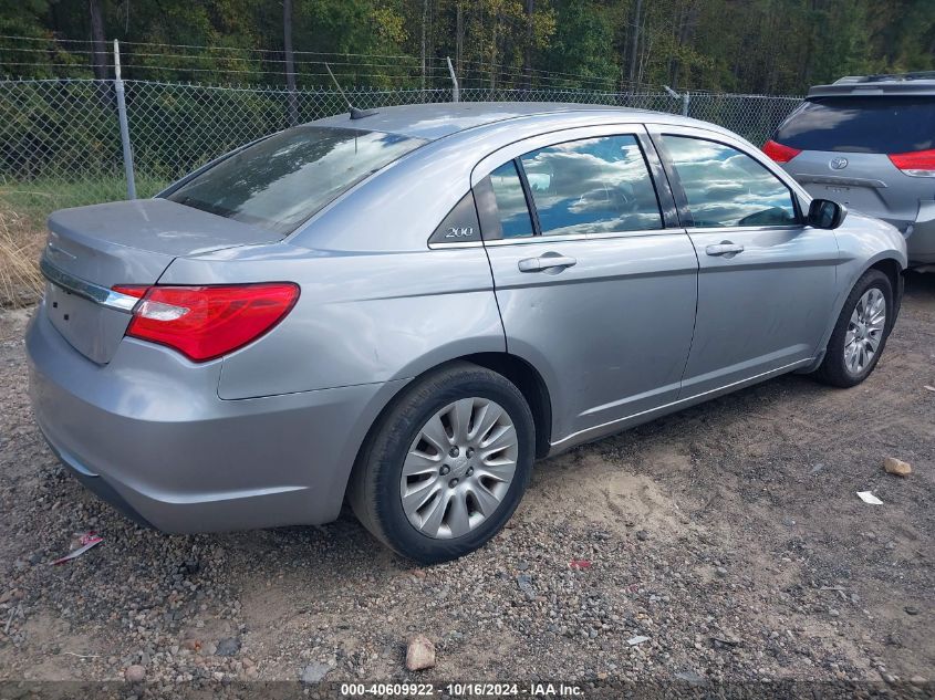 2014 Chrysler 200 Lx VIN: 1C3CCBAB6EN142643 Lot: 40609922