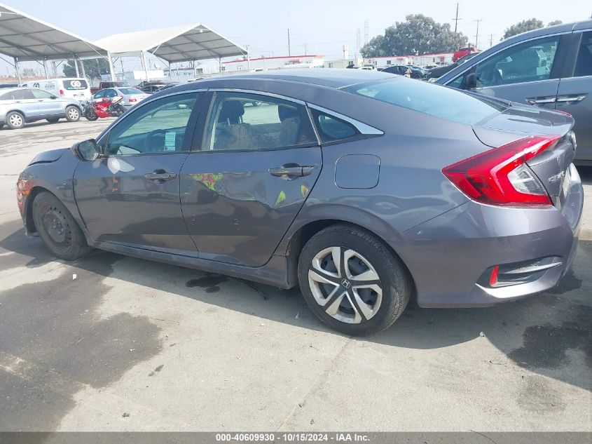 2018 Honda Civic Lx VIN: 2HGFC2F53JH598499 Lot: 40609930