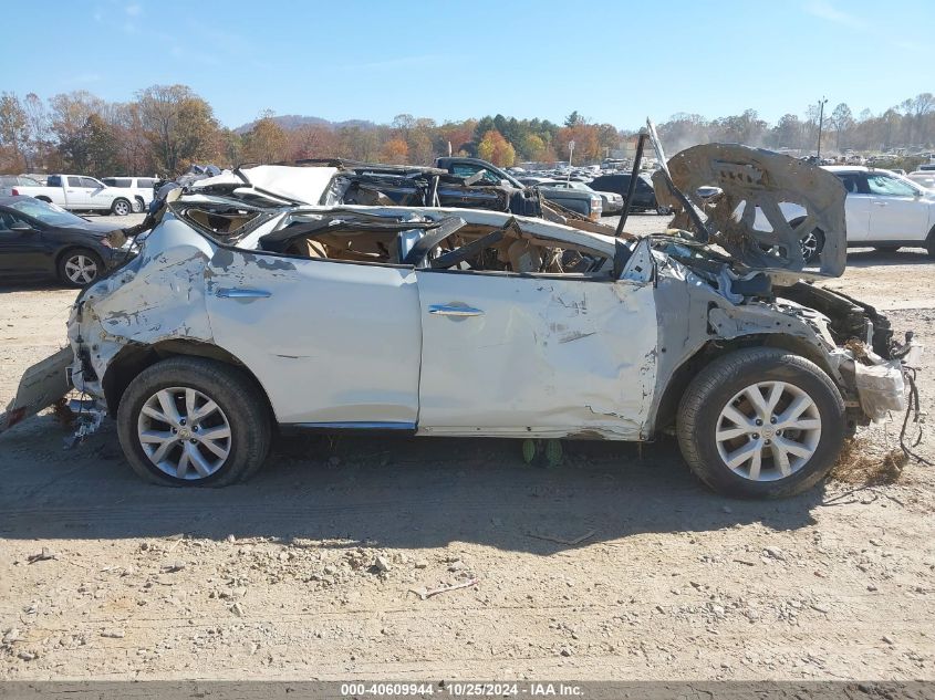 2011 Nissan Murano Sv VIN: JN8AZ1MW4BW174494 Lot: 40609944