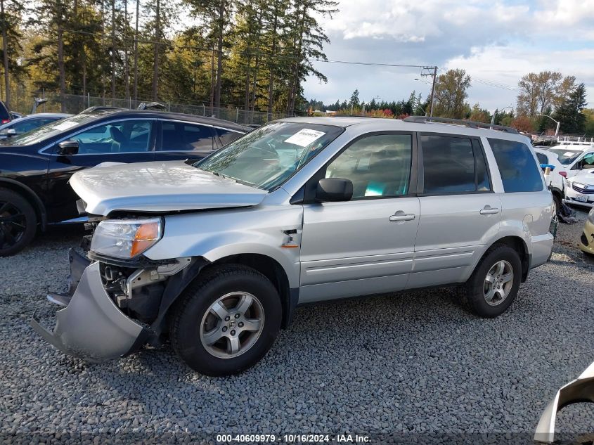 2006 Honda Pilot Ex-L VIN: 2HKYF18576H540416 Lot: 40609979