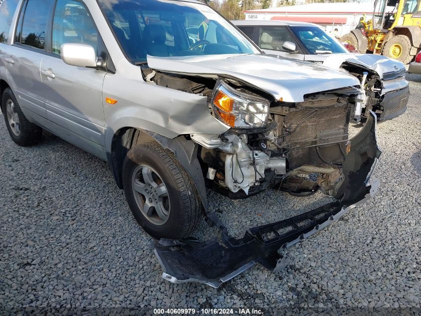 2006 Honda Pilot Ex-L VIN: 2HKYF18576H540416 Lot: 40609979