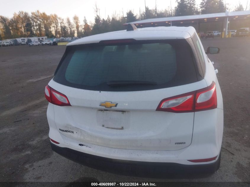 2020 Chevrolet Equinox Awd Ls VIN: 3GNAXSEV4LS704514 Lot: 40609987