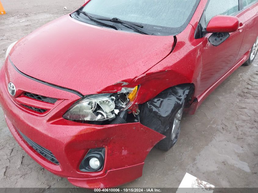 2011 Toyota Corolla S VIN: 2T1BU4EE6BC675112 Lot: 40610006