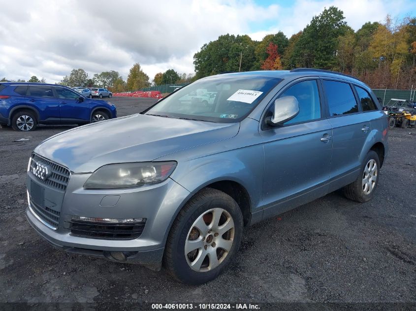 2007 Audi Q7 3.6 VIN: WA1AY74L77D040292 Lot: 40610013