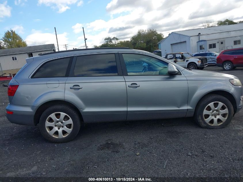 2007 Audi Q7 3.6 VIN: WA1AY74L77D040292 Lot: 40610013