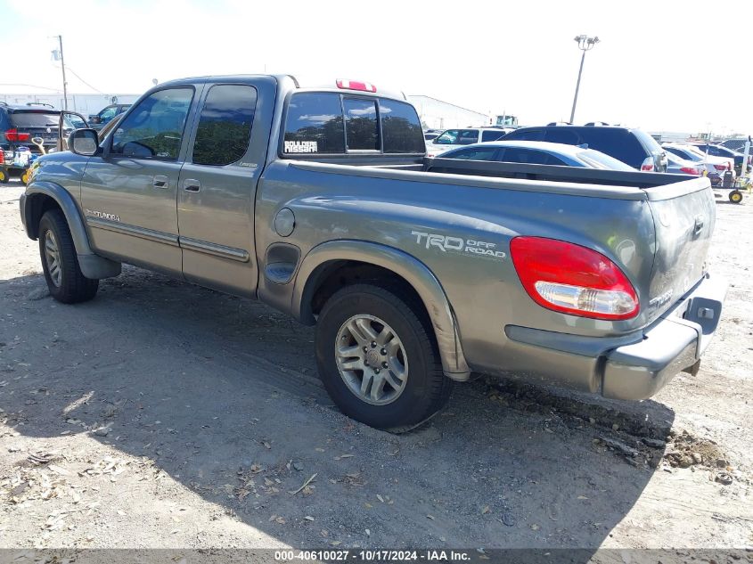 2003 Toyota Tundra Limited V8 VIN: 5TBRT38123S402920 Lot: 40610027