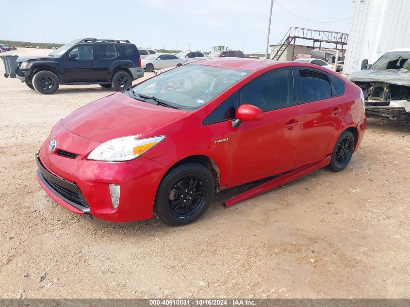 VIN JTDKN3DUXE1788201 2014 Toyota Prius, Two no.2