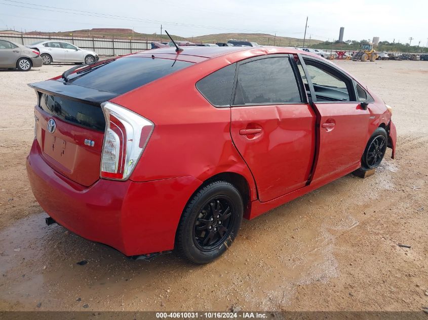 VIN JTDKN3DUXE1788201 2014 Toyota Prius, Two no.4