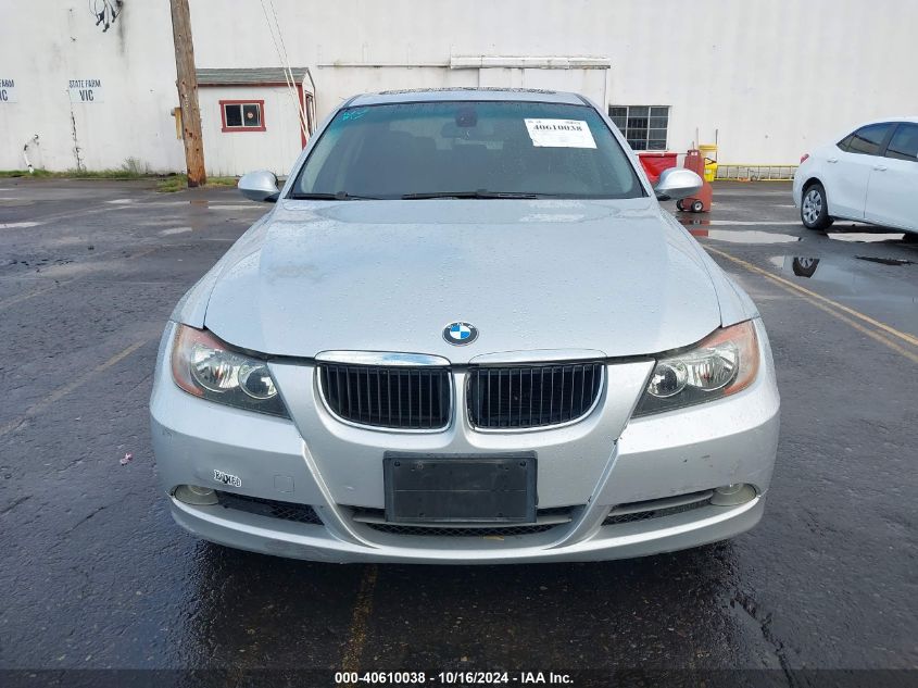 2007 BMW 328I VIN: WBAVA33587KX70776 Lot: 40610038