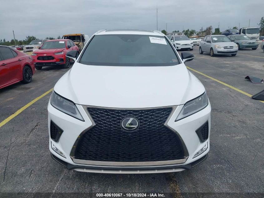 2022 Lexus Rx 350 F Sport Handling VIN: 2T2YZMDA9NC345913 Lot: 40610067