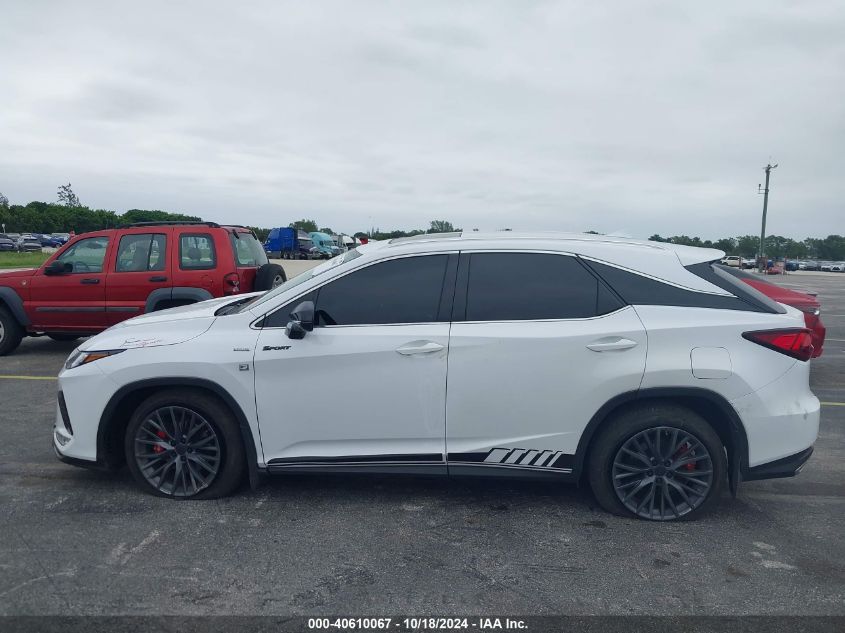 2022 Lexus Rx 350 F Sport Handling VIN: 2T2YZMDA9NC345913 Lot: 40610067