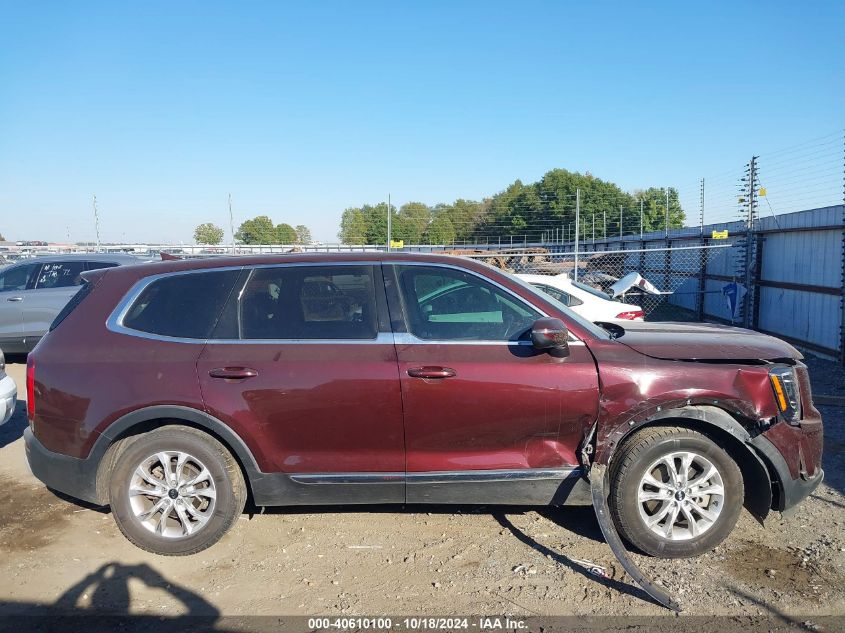 2020 Kia Telluride Lx VIN: 5XYP24HC0LG049146 Lot: 40610100