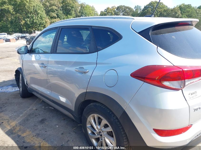 2017 Hyundai Tucson Se VIN: KM8J33A45HU296485 Lot: 40610103