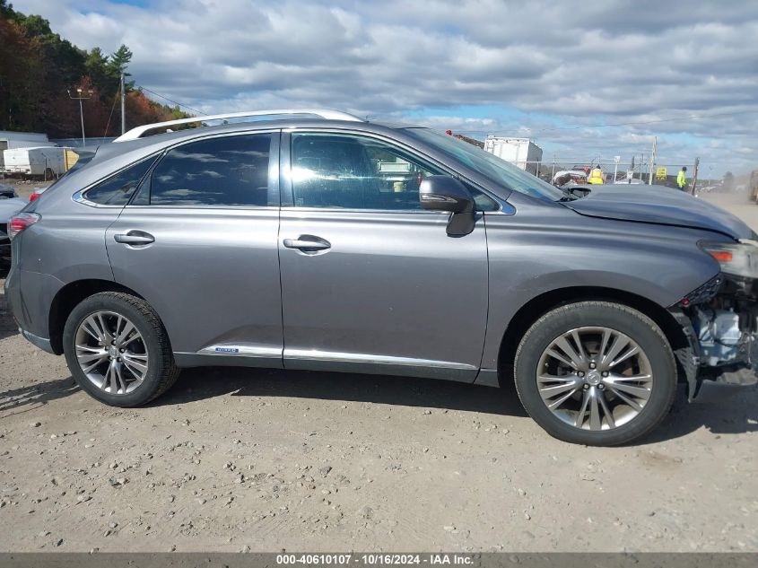 2013 Lexus Rx 450H VIN: JTJBC1BA8D2060207 Lot: 40610107