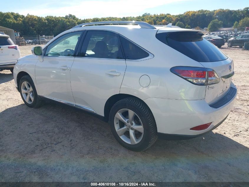 2013 Lexus Rx 350 VIN: 2T2BK1BA5DC211488 Lot: 40610108